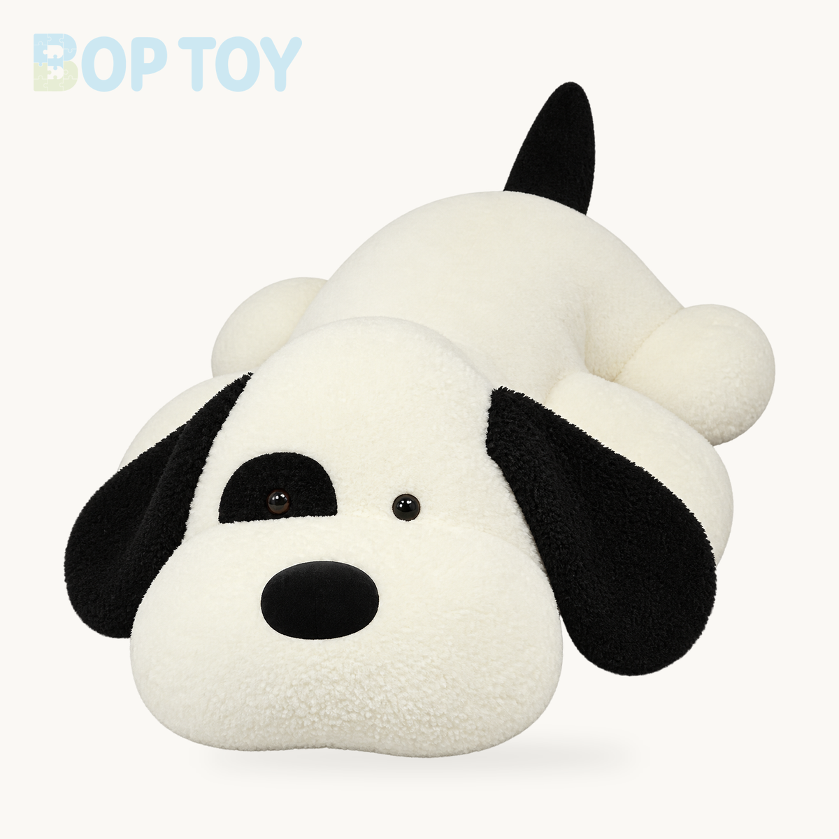 Biscuit The Giant Spotty Dog Plushies – White black
