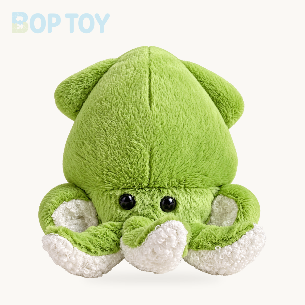 Mini Squid Plush Keychain | Aquatic Bag Charm – light green