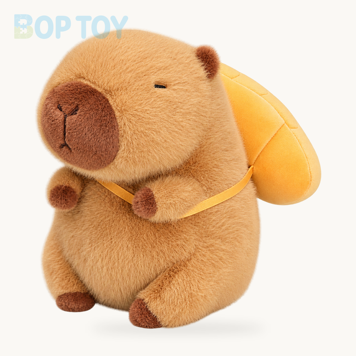 Toasted Croissant Capybara Plushies – Baguette Backpack