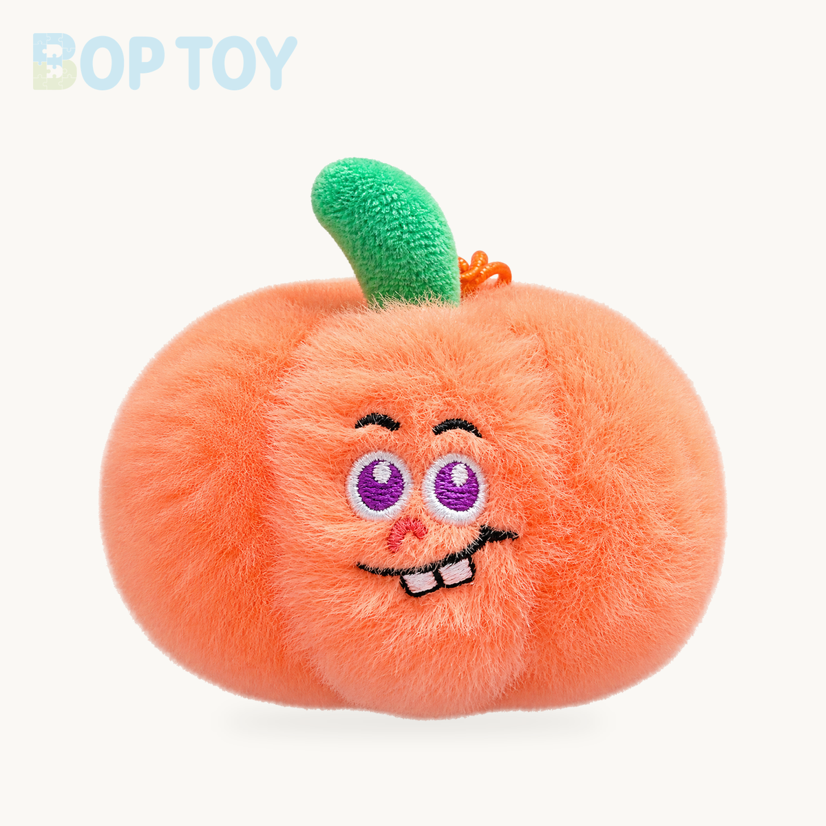 Simulation Fruits & Vegetables Plush Pendant Set | 18 Styles, 9 cm Each – pumpkin / 9cm