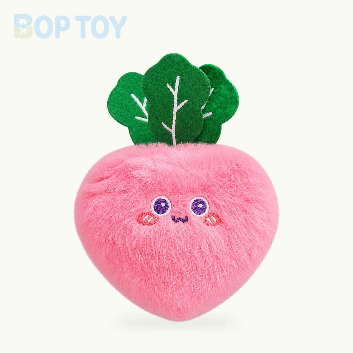 Simulation Fruits & Vegetables Plush Pendant Set | 18 Styles, 9 cm Each – pink carrot / 9cm
