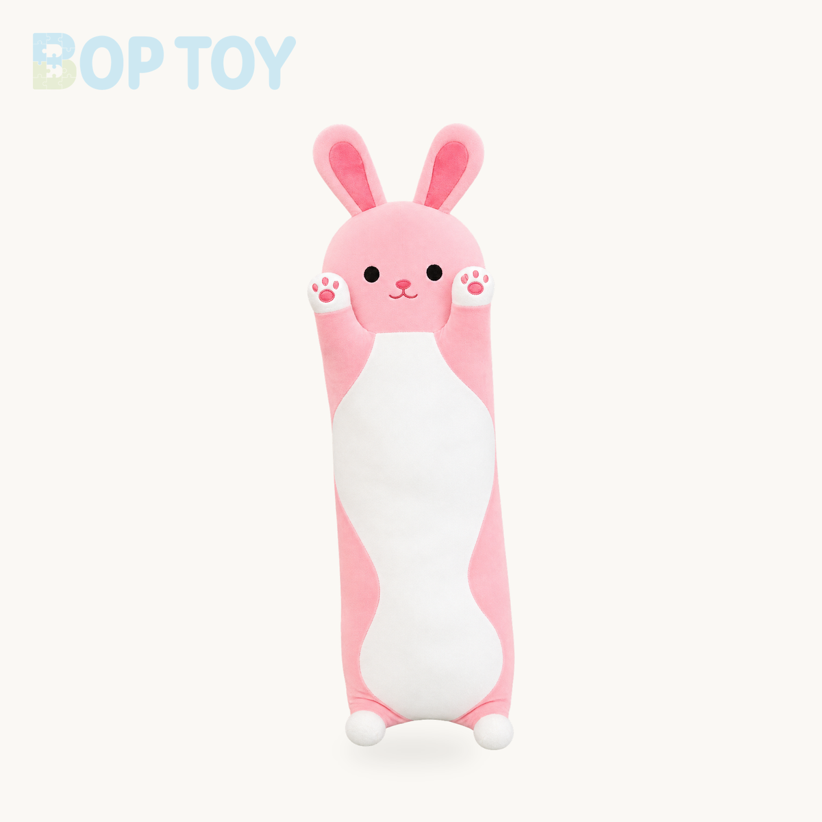 Long Snuggle Buddies Plushie Collection – Bunny / 27in / 70cm, Bunny / 35in / 90cm, Bunny / 43in / 110cm