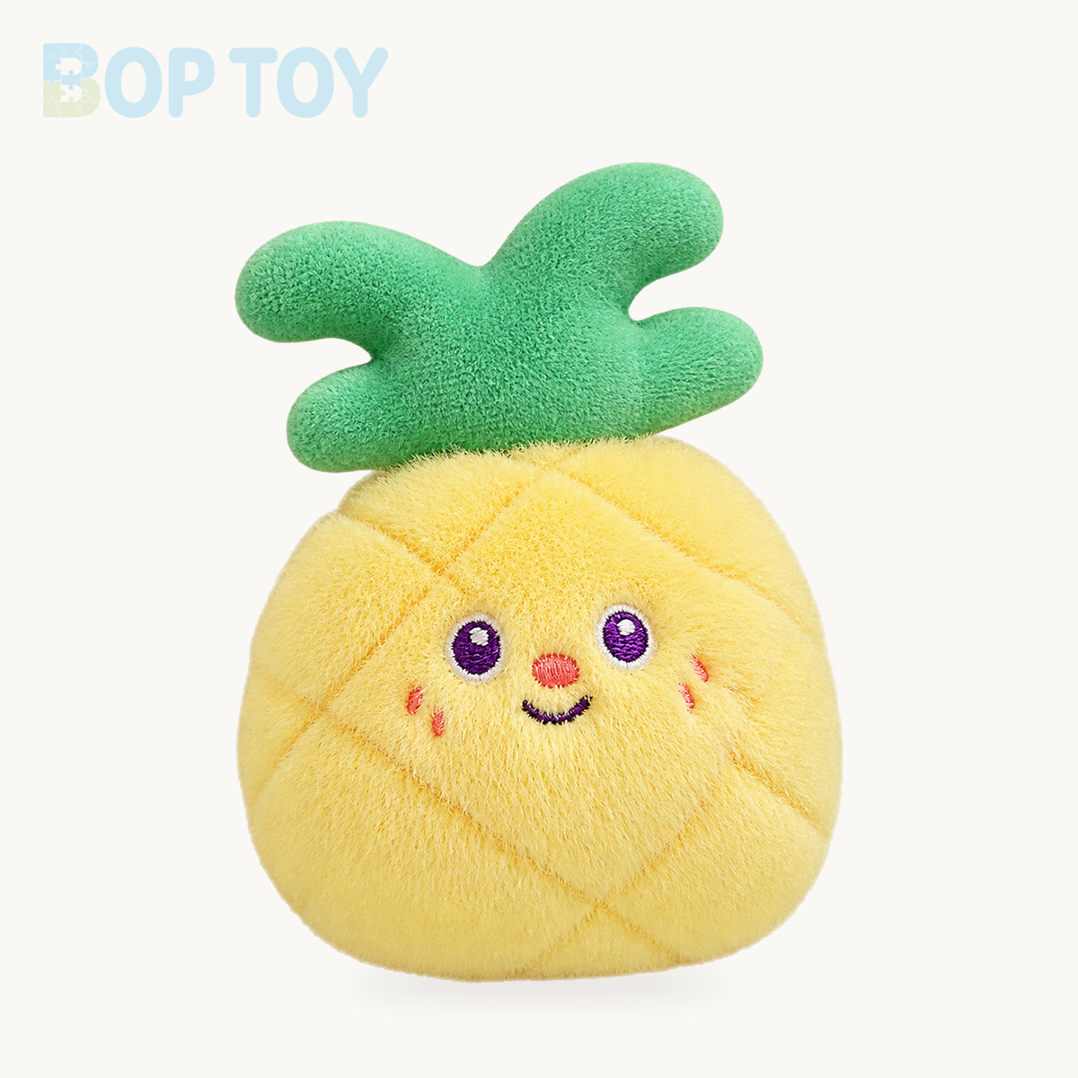 Simulation Fruits & Vegetables Plush Pendant Set | 18 Styles, 9 cm Each – pineapple / 9cm