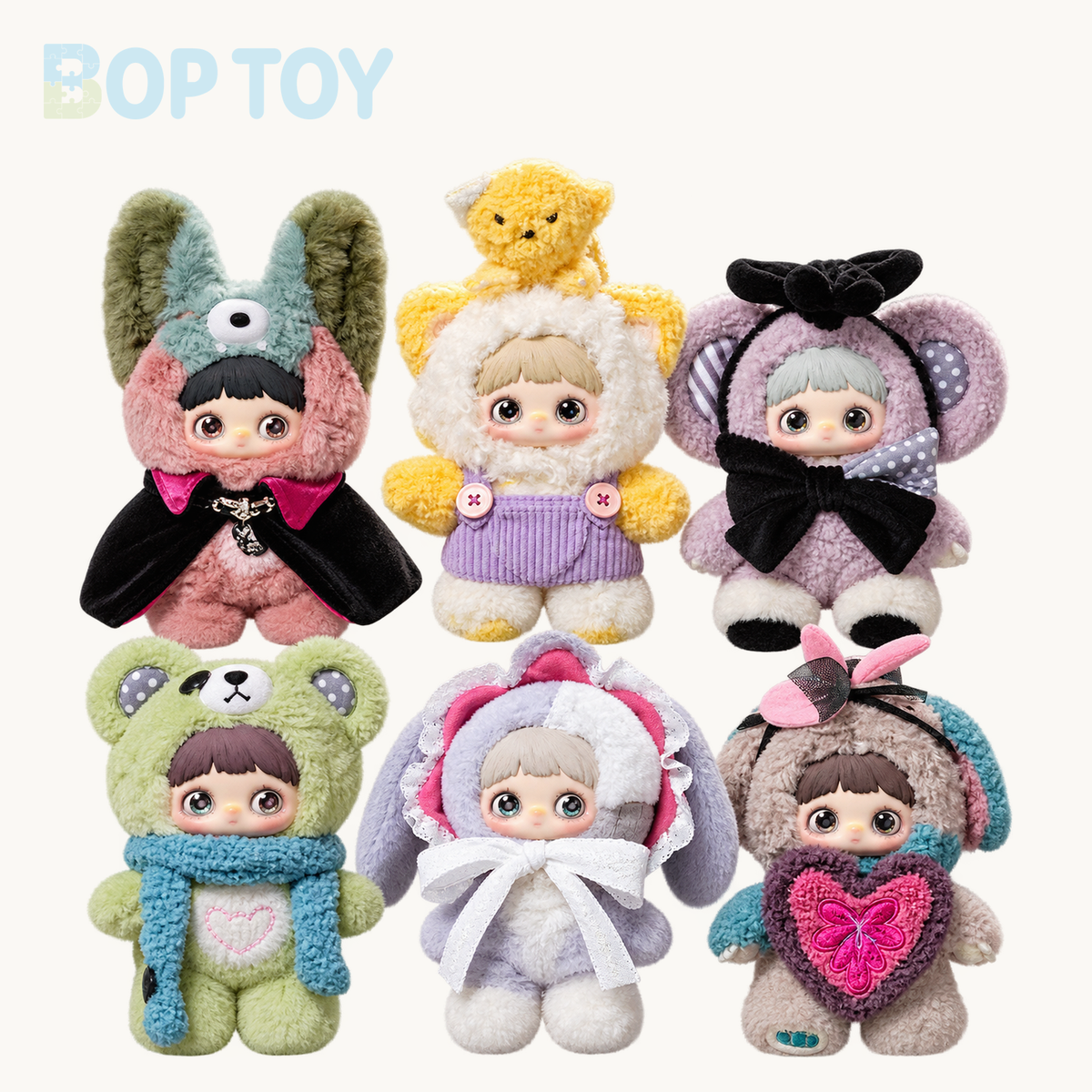 Maymei Symbiote Neverland Series Vinyl Plush Keychain Blind Box — Whole set of 6 variant