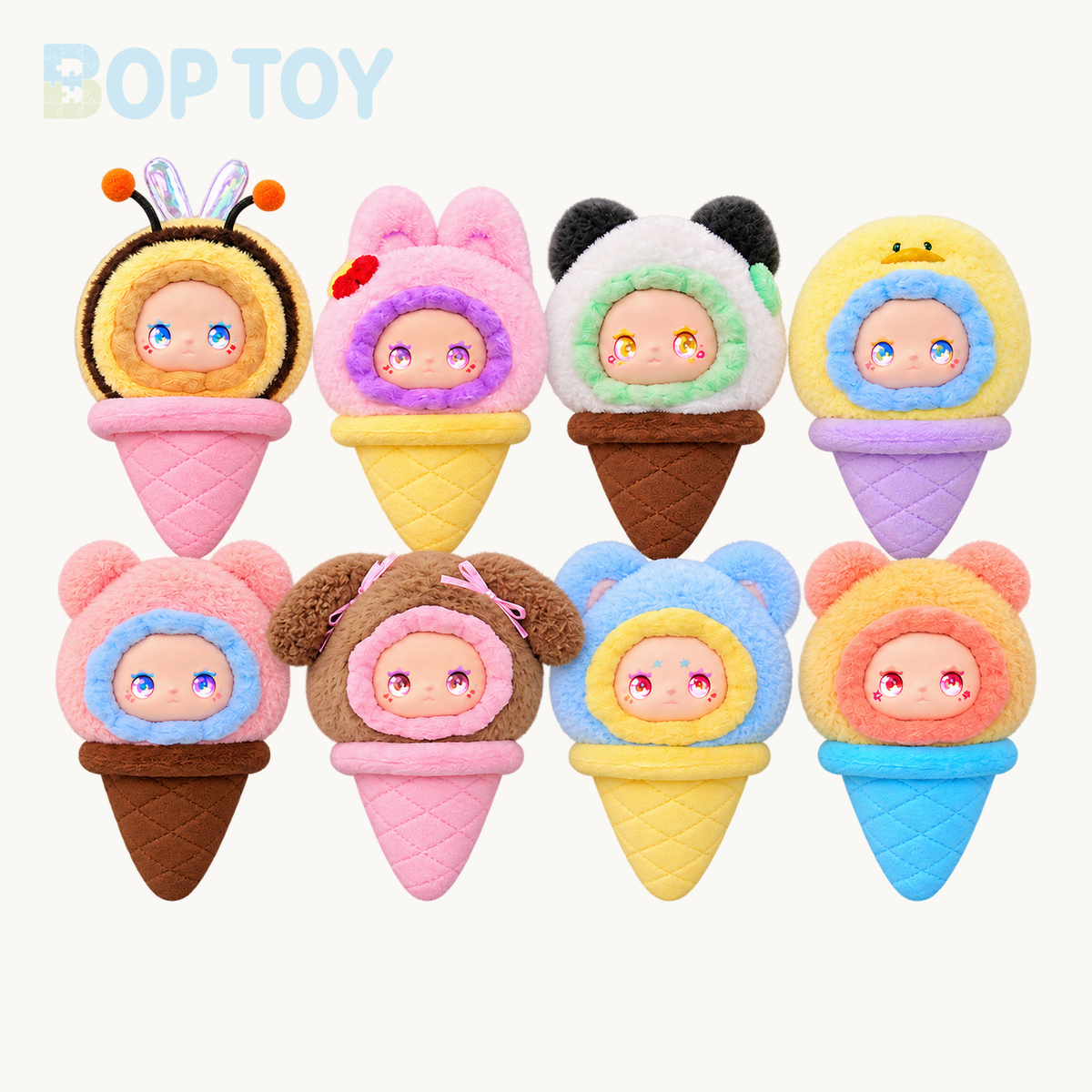 LOVELY EMMA Scoop Ice Cream Series Blindbox — Whole set of 8 variant