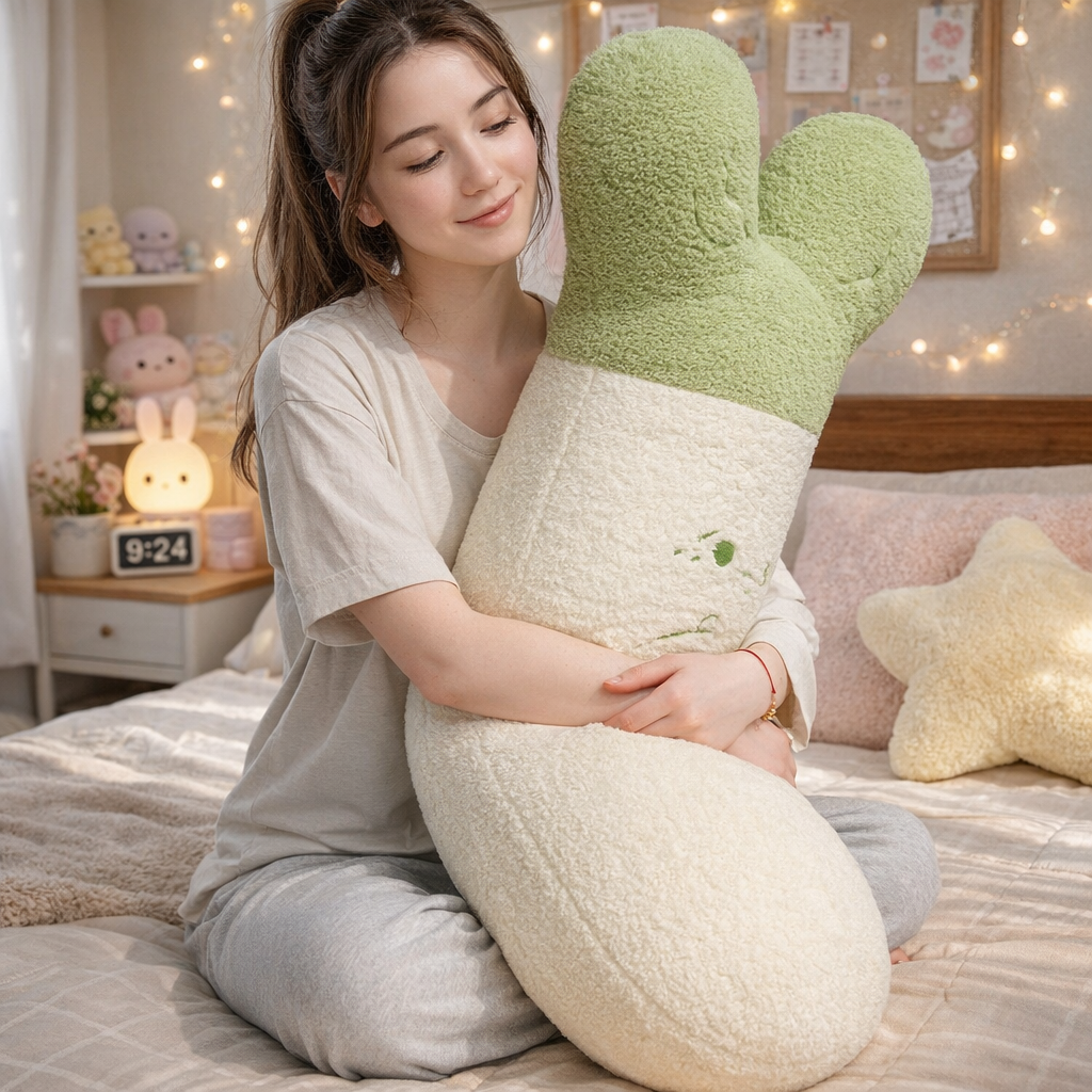 Long Snuggly Giant Vegetable Plushies — image 3