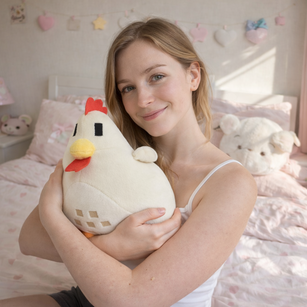 Kawaii Stardew Valley Chicken Plushie — image 7