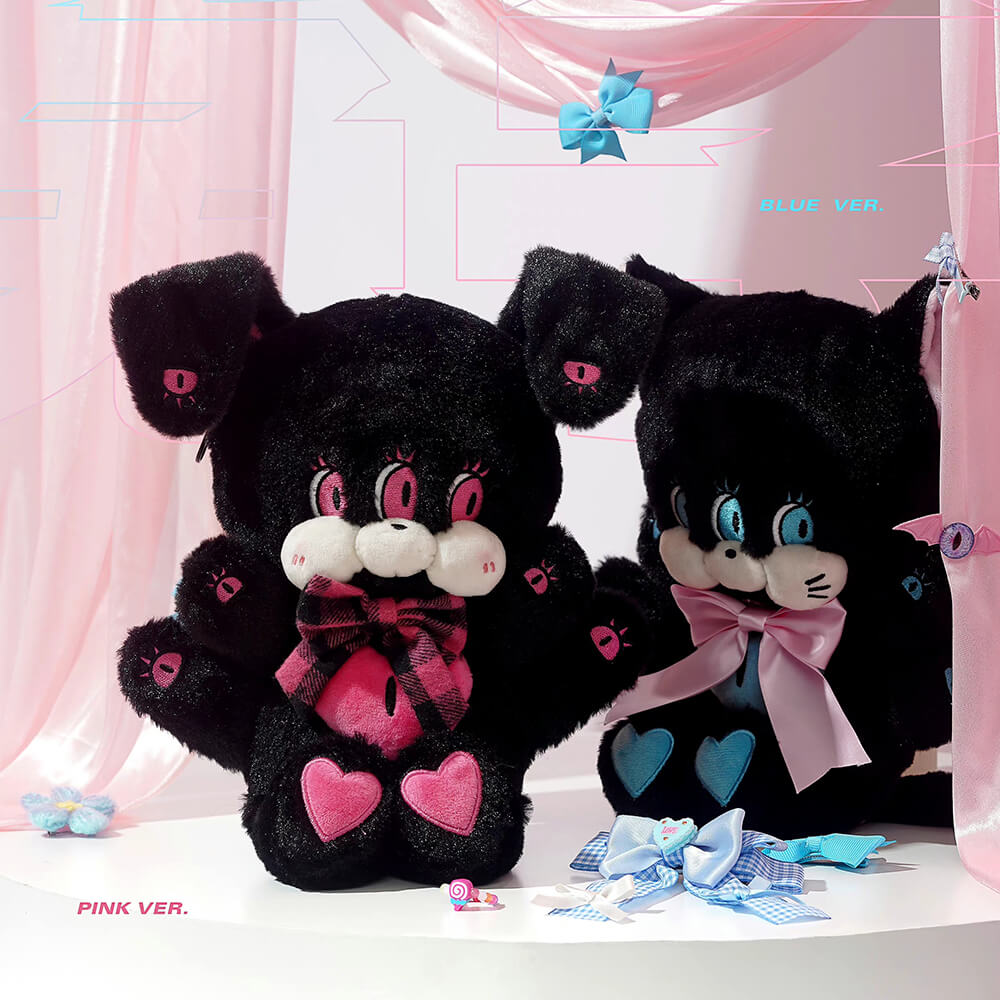 Wacky Eyed Bunny and Cat Plushie Bag — image 3