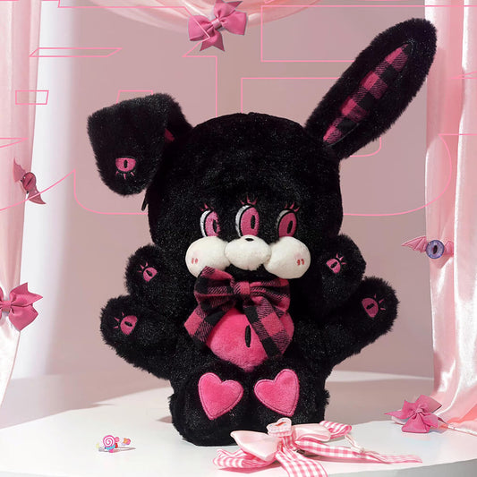 Wacky Eyed Bunny and Cat Plushie Bag — image 1