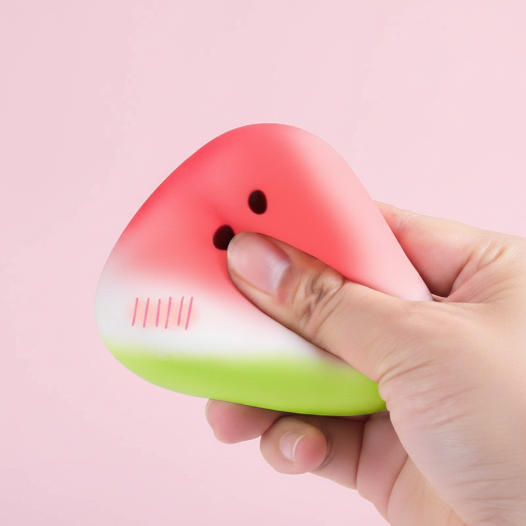Watermelon Squishy Squeeze Toy — Scented Slow-Rise Stress Relief